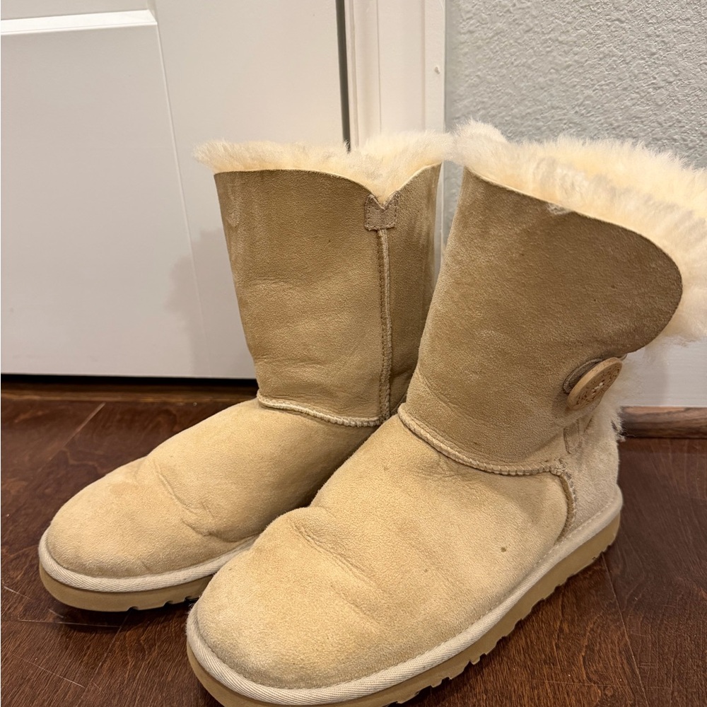 UGG Classic Beige Shearling Boots